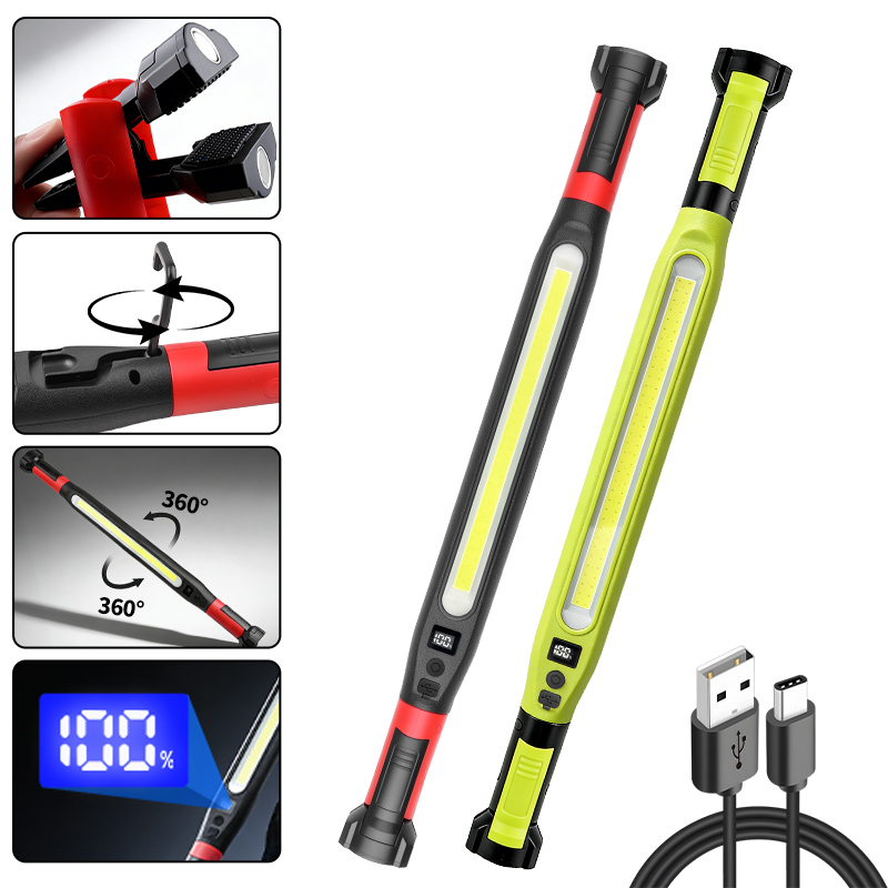 COB Work Light Type‑C Recharge - Outdoor Camping Lampe 评论和价格