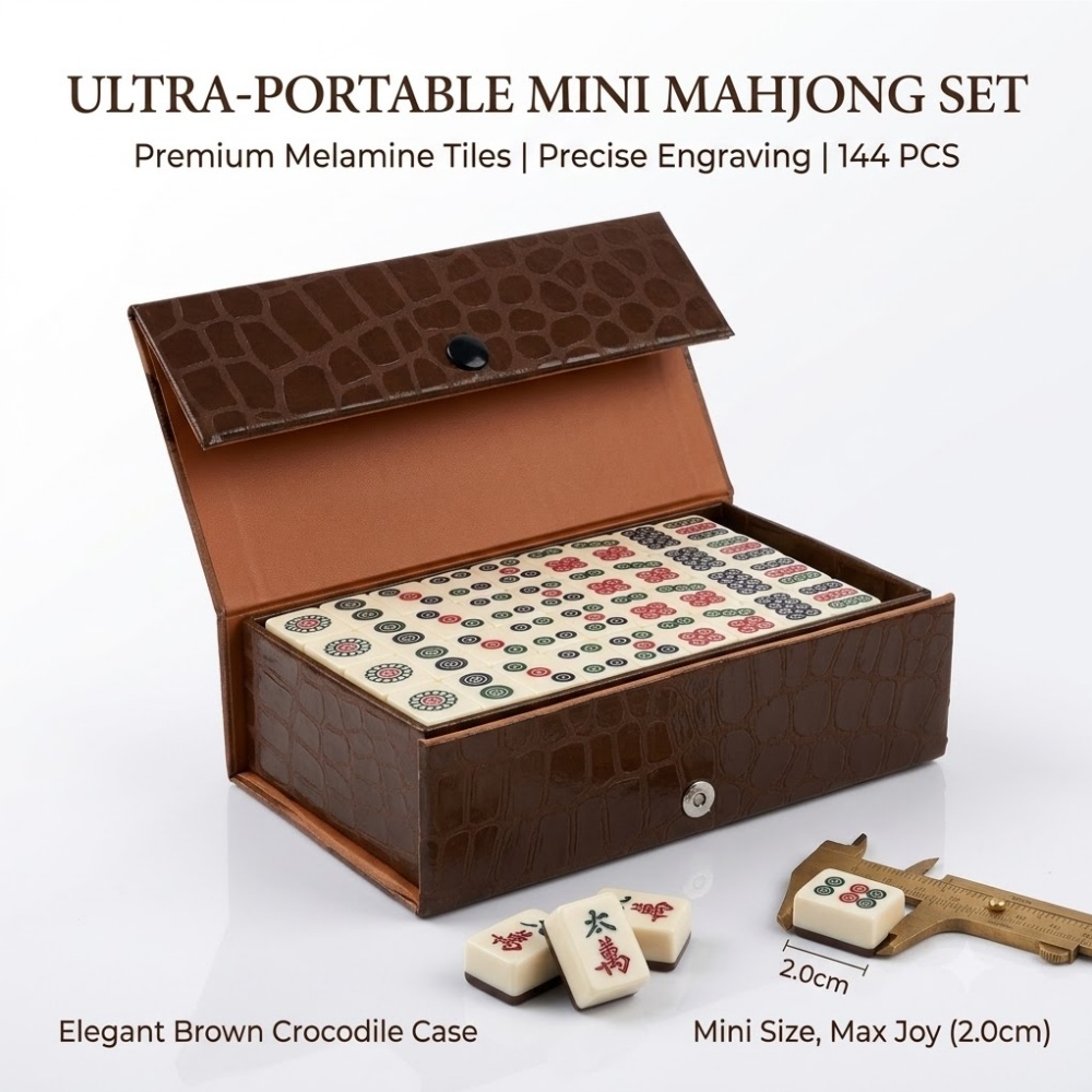 Traditional Chinese 144 Tiles  - Outdoor Camping Games 评论和价格