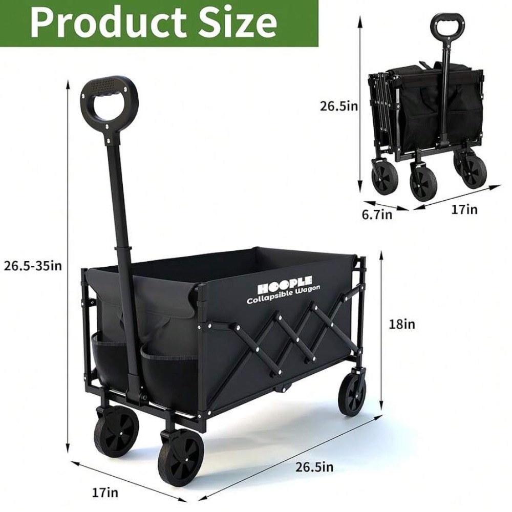 Collapsible Wagon With Wheels  - Outdoor Camping Shop 评论和价格