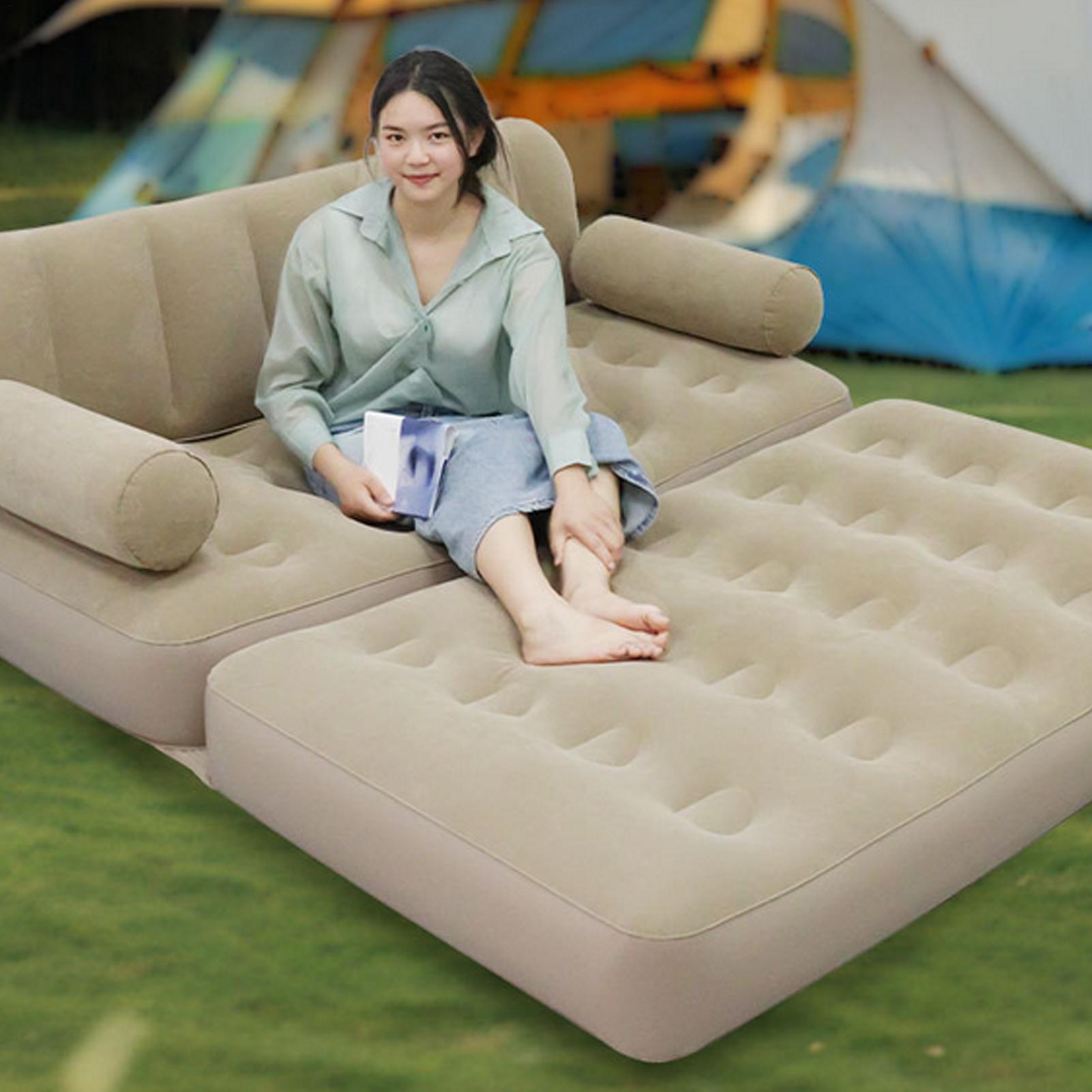 Air Sofa With Air Pump Folding - Outdoor Camping Couch 评论和价格