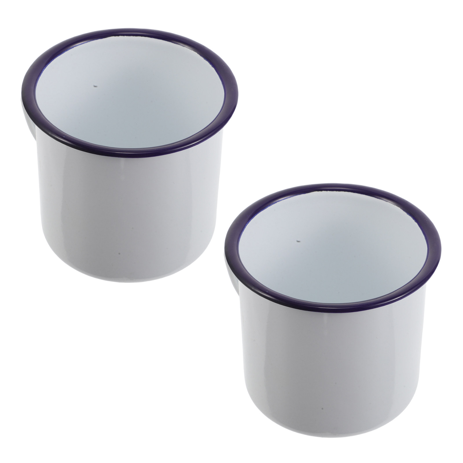 2Pcs Retro Enamelware Coffee C - Outdoor Camping Winter 评论和价格