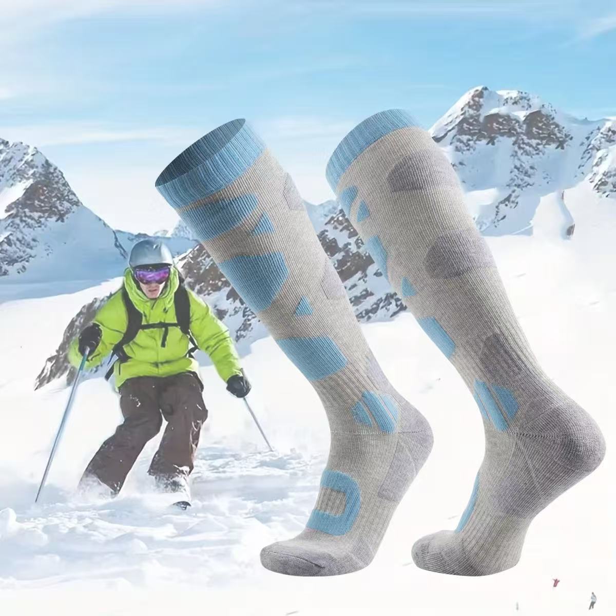 Thermal Winter Ski Socks Thick - Outdoor Camping Winter 评论和价格