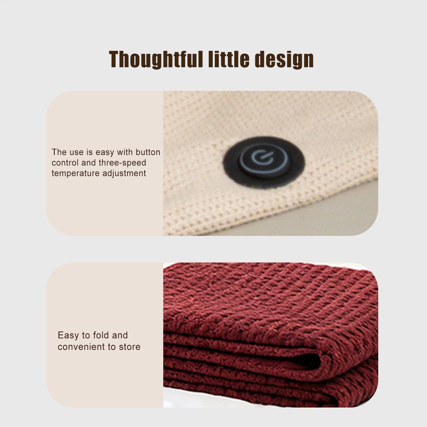 Portable Heated Shawl 3 Levels - Outdoor Camping Heated Blanket 评论和价格