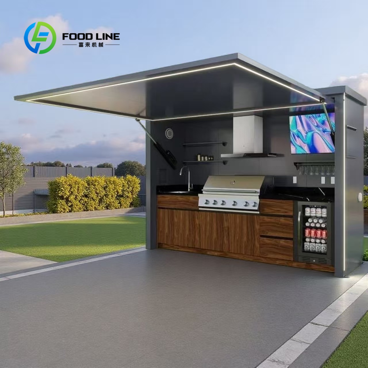 Customized Portable Outdoor Ki - Outdoor Camping Kitchen With Sink 评论和价格