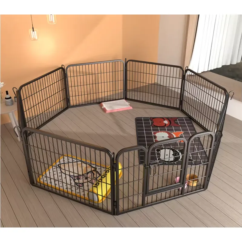 for 8 Panel Dog Playpen Metal  - Outdoor Camping Dog Kennel 评论和价格