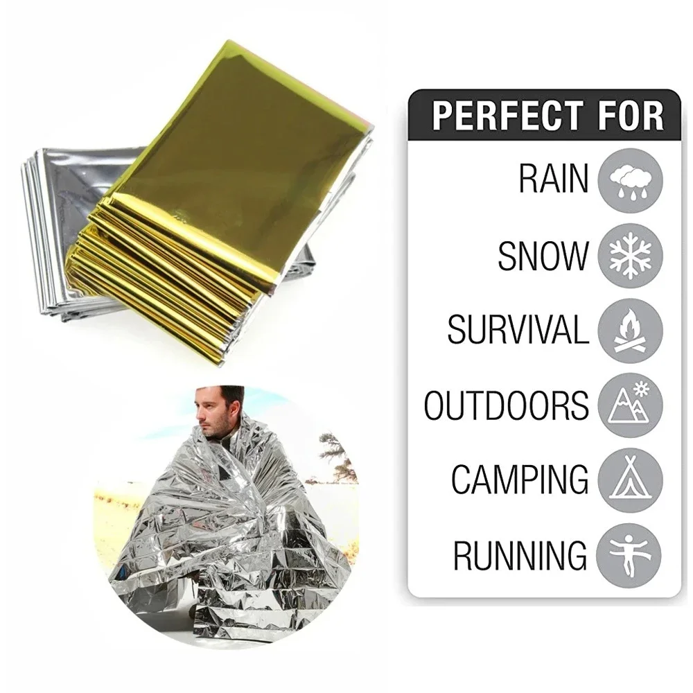 5Pcs Emergency Thermal Blanket - Emergency Mylar Blanket 评论和价格