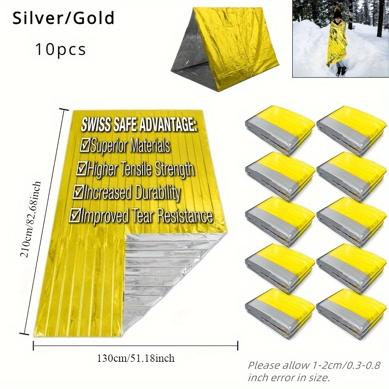 Emergency Mylar Insulation Bla - Emergency Mylar Blanket 评论和价格