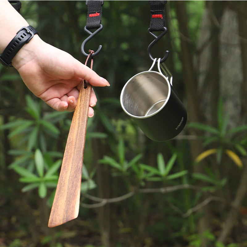 Wooden Spatula Portable Turner - Outdoor Camping Kitchen With Sink 评论和价格