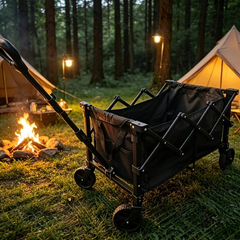 Heavy Duty Foldable Wagon Cart - Outdoor Camping Shop 评论和价格