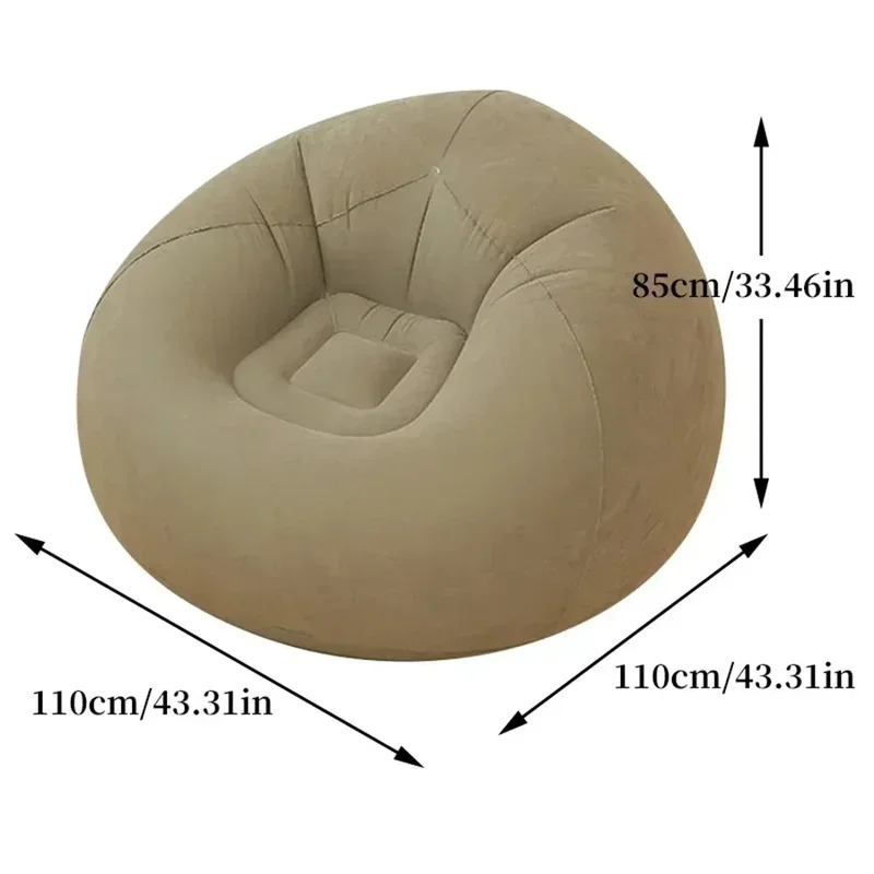 Large Lazy Inflatable Sofa Cha - Outdoor Camping Couch 评论和价格