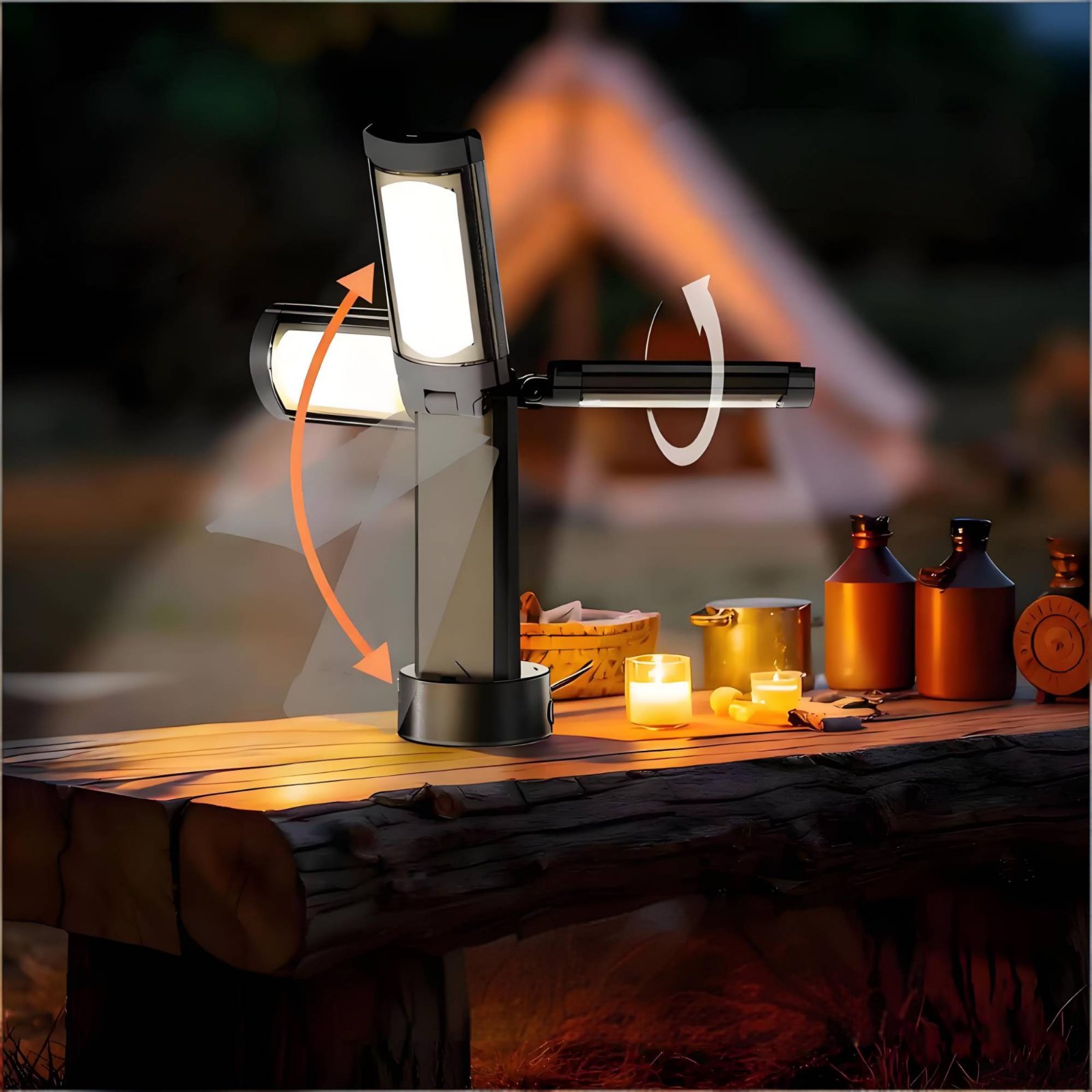 Telescopic Tent Lamp Adjustabl - Outdoor Camping Lampe 评论和价格