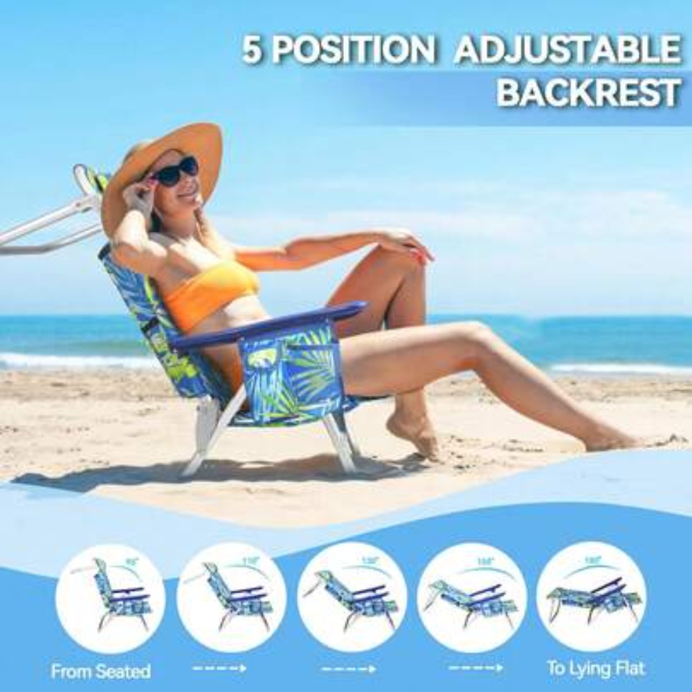Folding Backpack Beach Chair f - Outdoor Camping Recliner 评论和价格