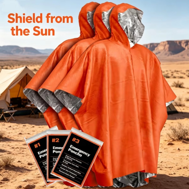 1-5PCS Multifunctional Surviva - Emergency Mylar Blanket 评论和价格