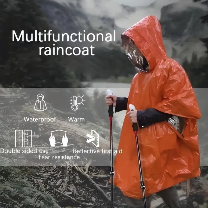 1-5PCS Multifunctional Surviva - Emergency Mylar Blanket 评论和价格
