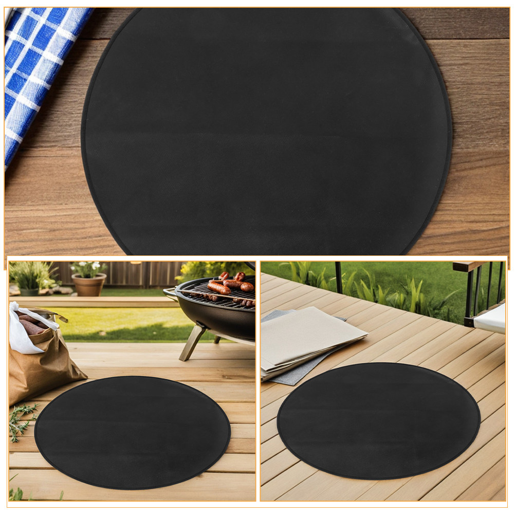 Round Fireproof Bbq Mat Heat R - Outdoor Gas Stove 评论和价格