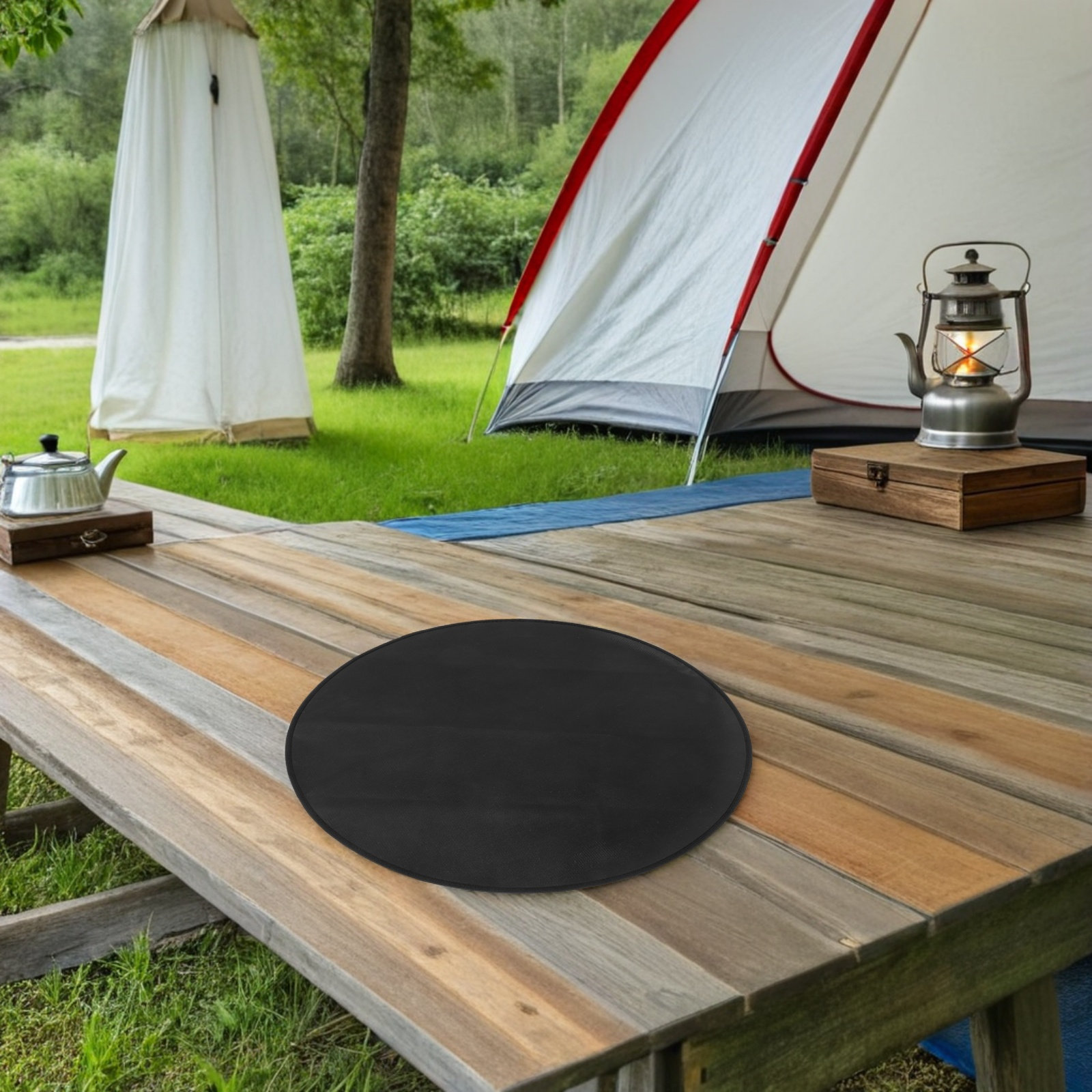 Round Fireproof Bbq Mat Heat R - Outdoor Gas Stove 评论和价格