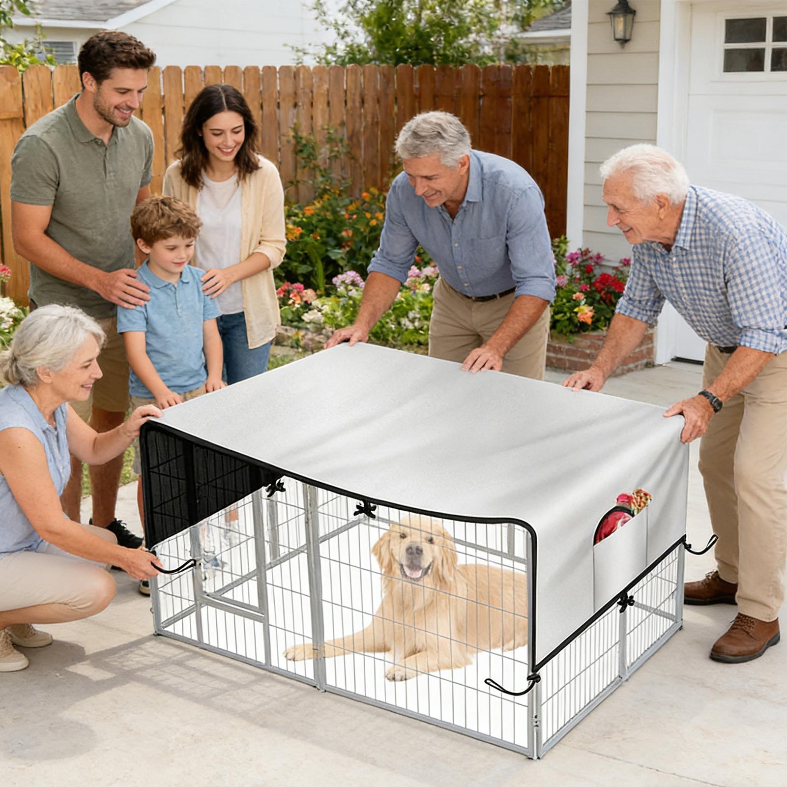 Crate Cover 210D Oxford Pet En - Outdoor Camping Dog Kennel 评论和价格