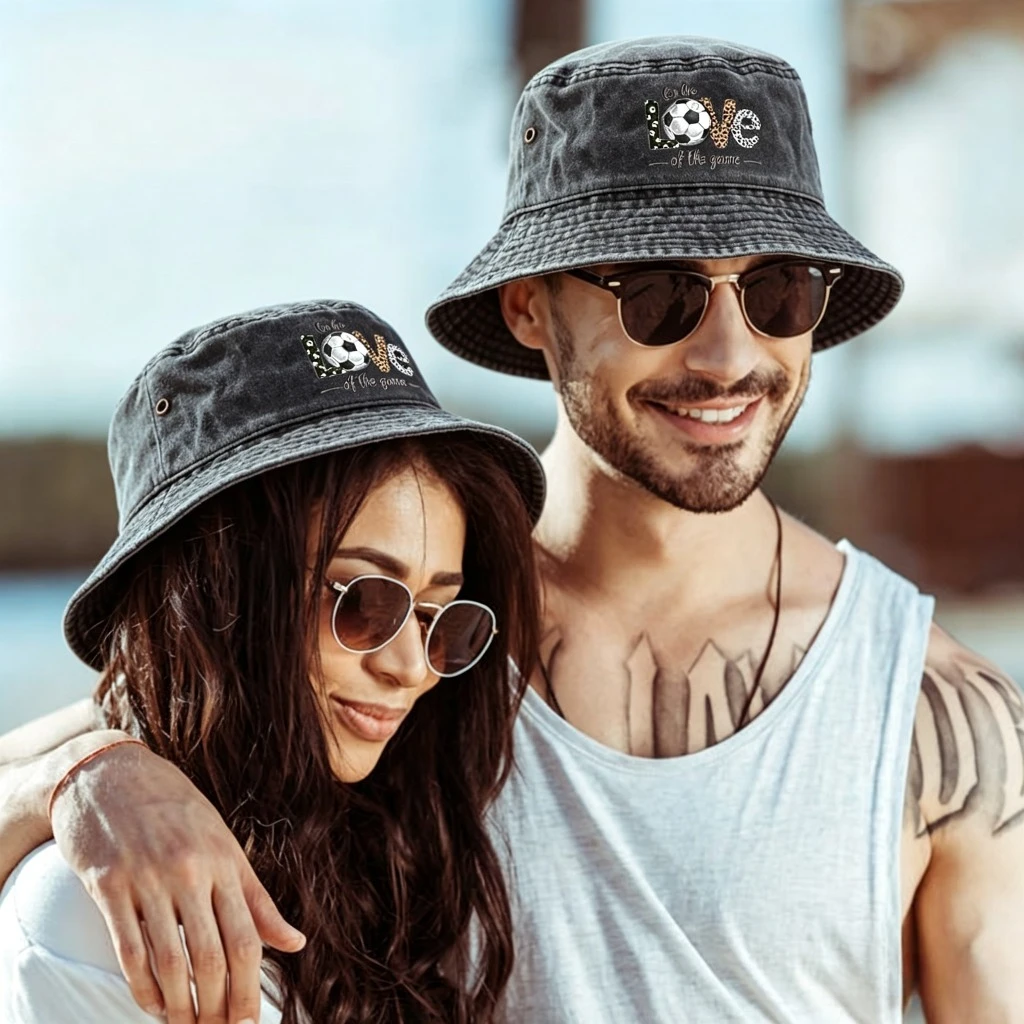 Unisex Bucket Hat with Soccer  - Outdoor Camping Decor Ideas 评论和价格