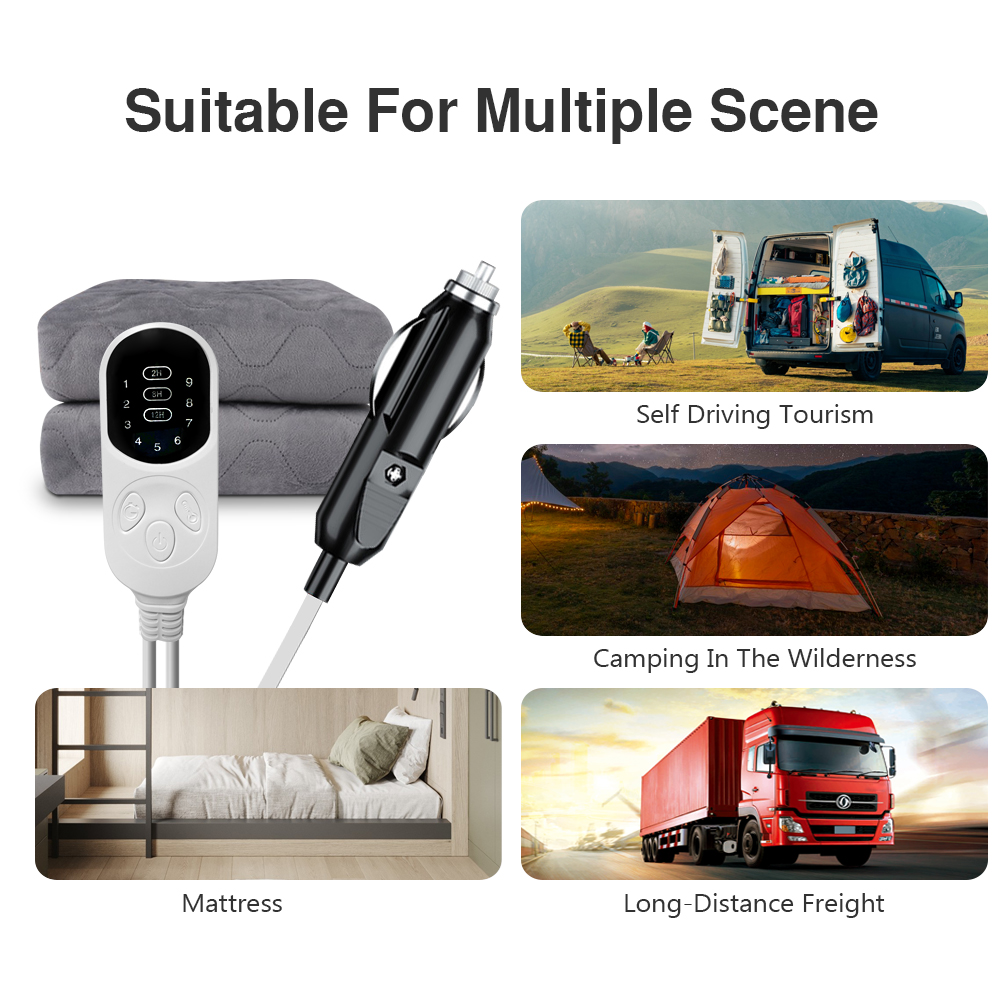12V Cars Electric Blanket Heat - Outdoor Camping Heated Blanket 评论和价格