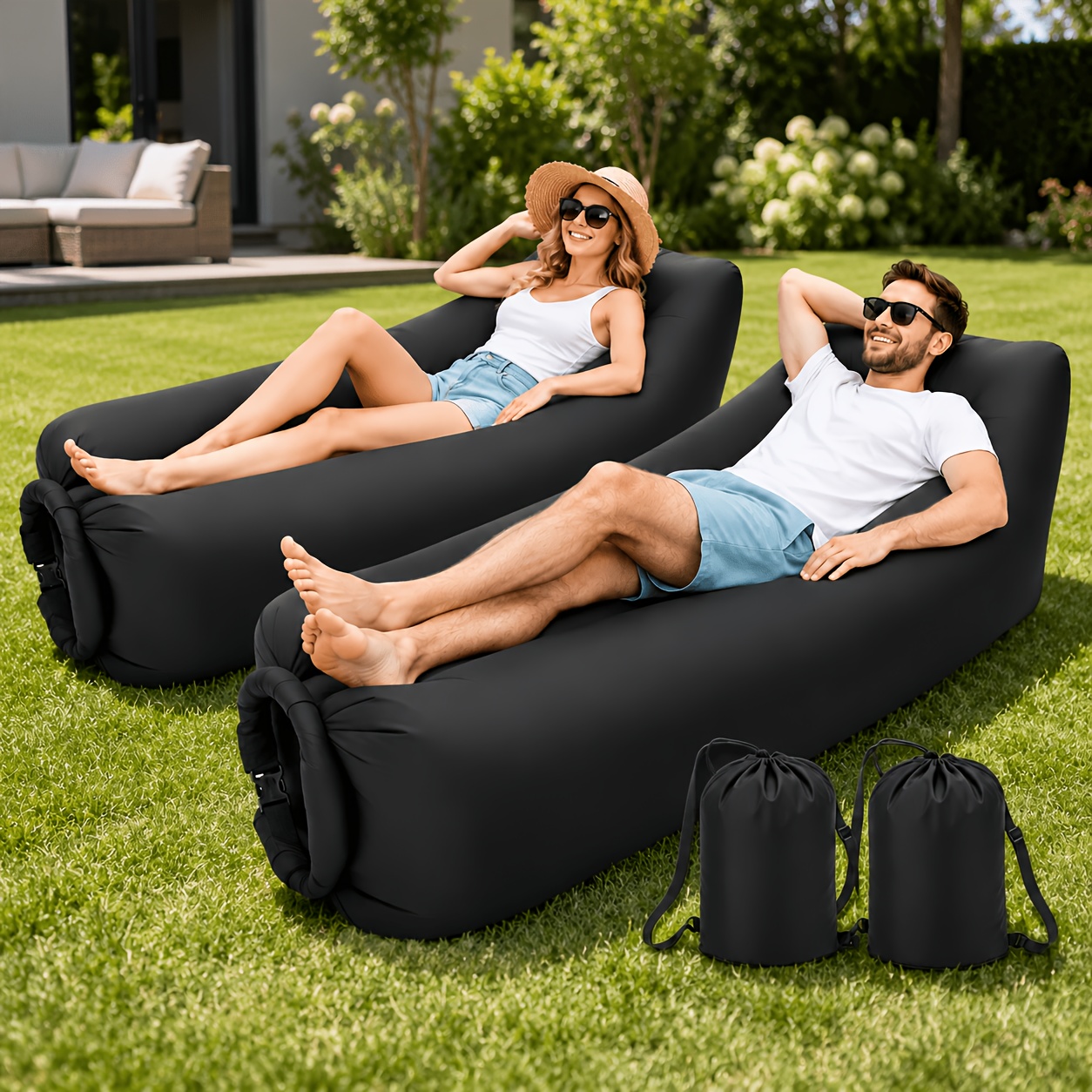 Inflatable 4-in-1 Sofa Set – P - Outdoor Camping Couch 评论和价格