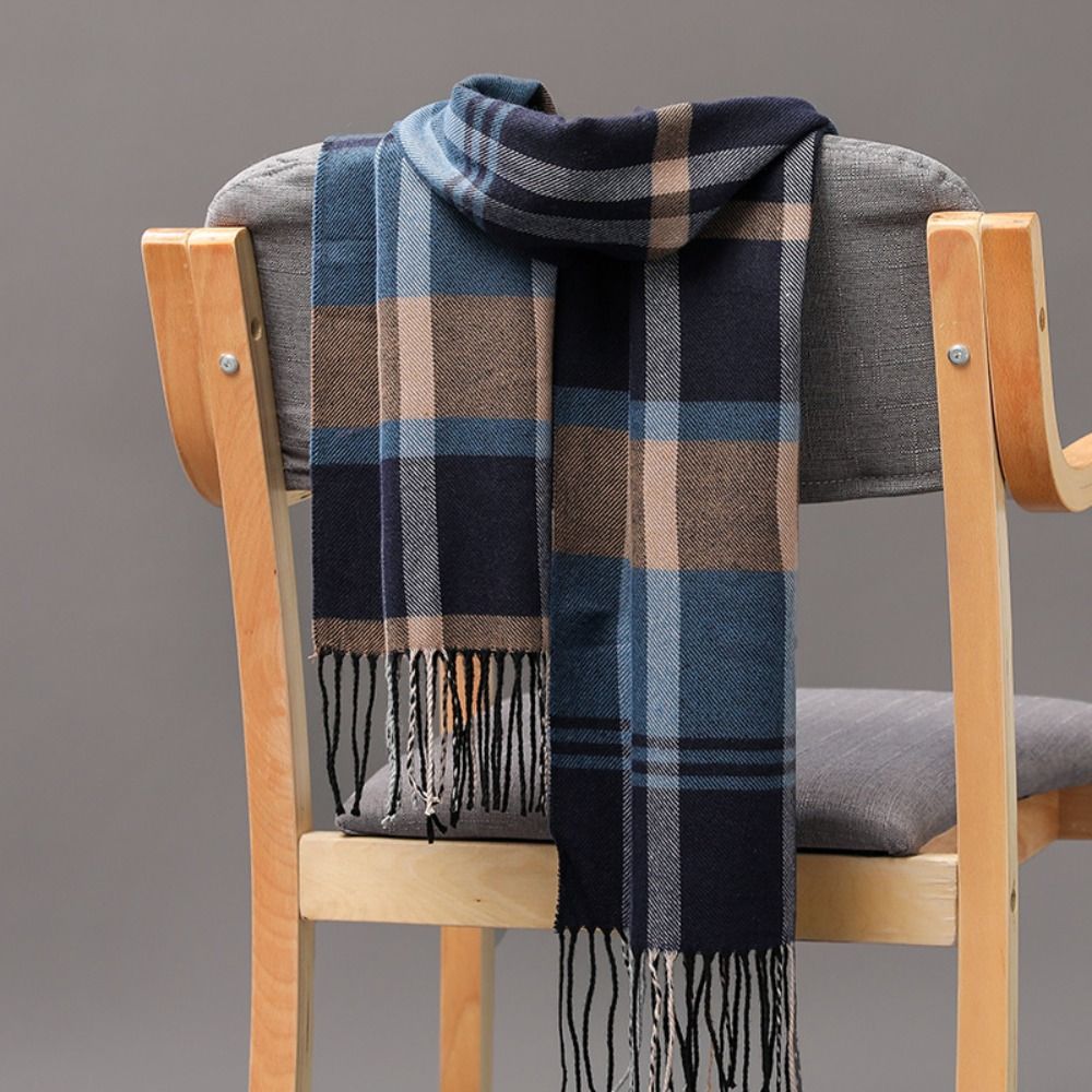Classic Men's Scarf Winter Thi - Outdoor Camping Winter 评论和价格