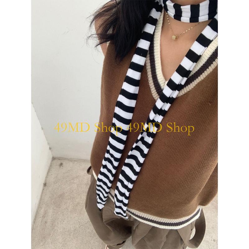 49MD Stripe Pattern Scarf for  - Outdoor Camping Shop 评论和价格