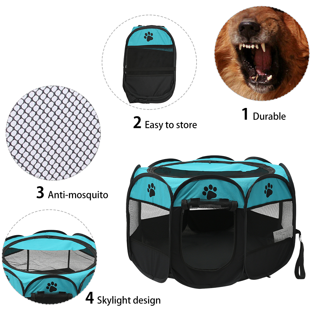 Folding Pet Tent Dog House Cam - Outdoor Camping Dog Kennel 评论和价格