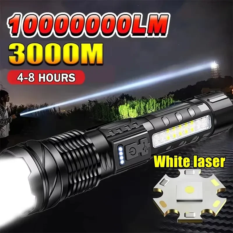 Powerful LED Flashlight Batter - Outdoor Camping Lampe 评论和价格
